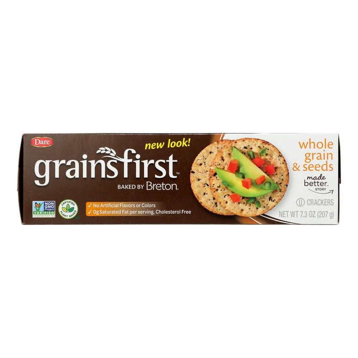 Breton/dare - Crackers Grainsfirst - Case Of 12-7.3 Oz.
