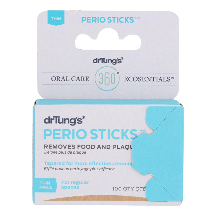 Dr. Tung's - Perio Sticks Thin - Case Of 6-100 Count