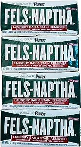 Purex Fels-Naptha Laundry Bar & Stain Remover & Pre-treater, 5 Ounce Pack of 4