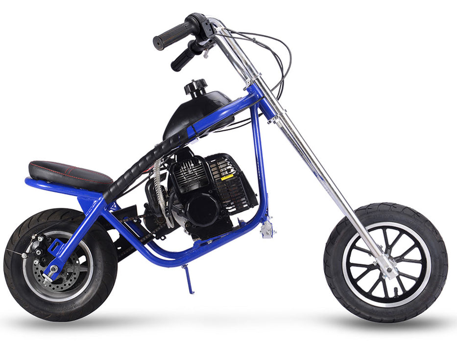Gas Mini Chopper 49cc Blue