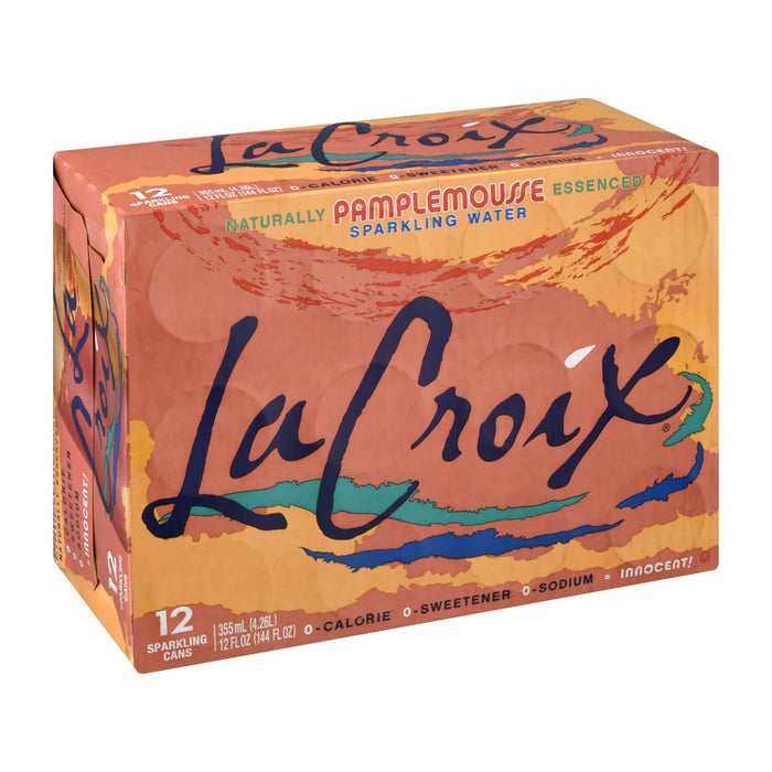 Lacroix Sparkling Water - Grapefruit - Case Of 2 - 12 Fl Oz