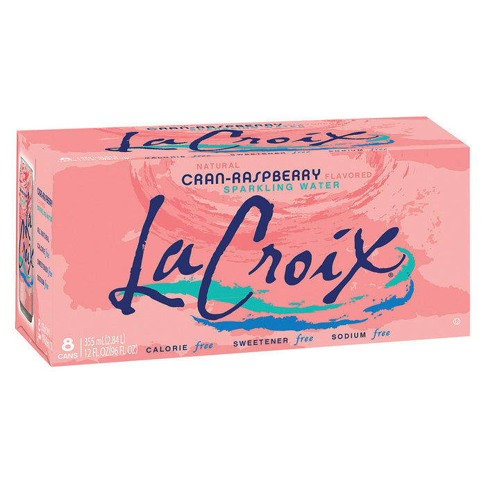 Lacroix Sparkling Water - Cran-raspberry - Case Of 3 - 12 Fl Oz