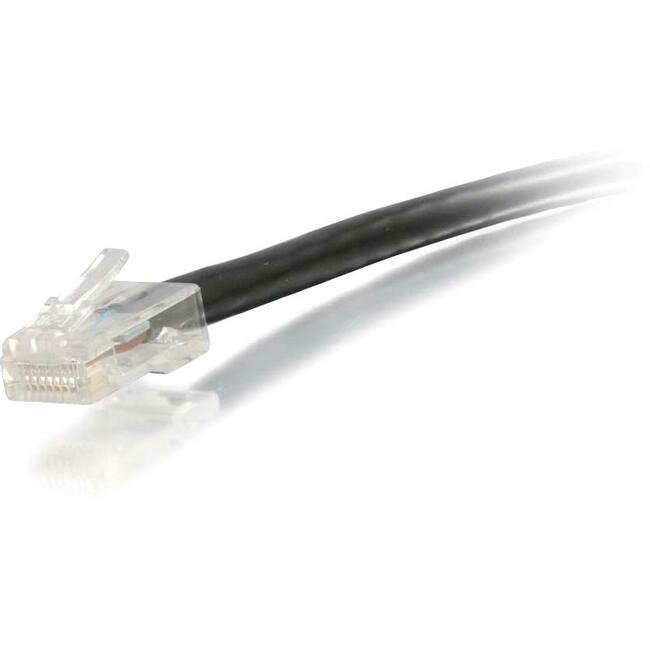 C2G-75ft Cat5e Non-Booted Unshielded (UTP) Network Patch Cable - Black.