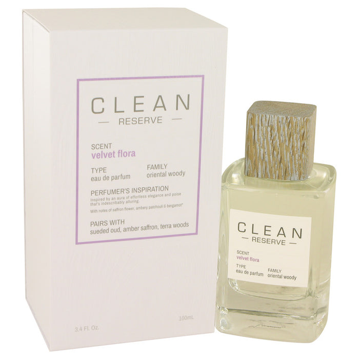 Clean Velvet Flora by Clean Eau De Parfum Spray 3.4 oz for Women.