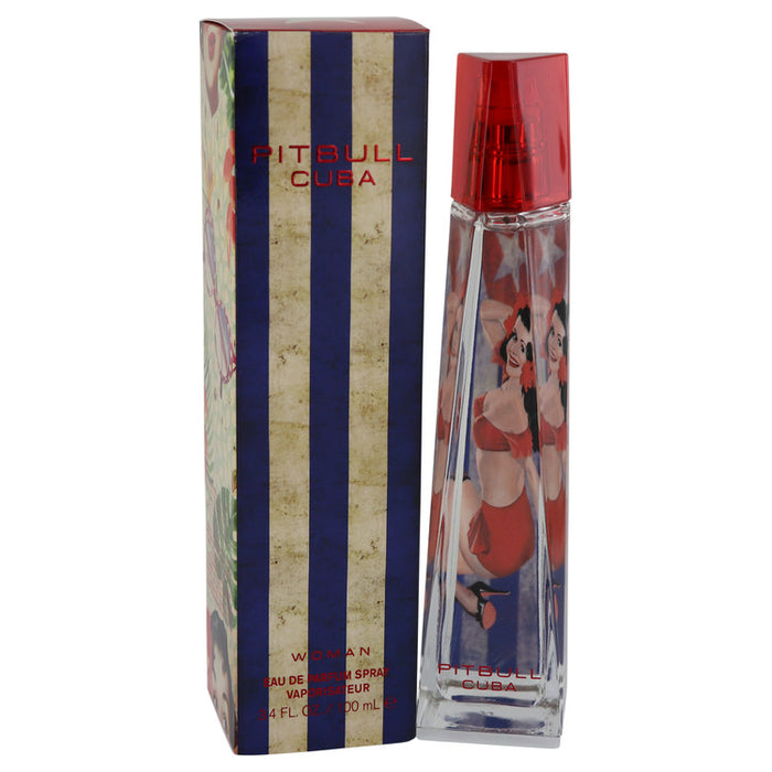 Pitbull Cuba by Pitbull Eau De Parfum Spray 3.4 oz for Women.
