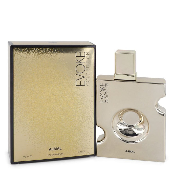 Evoke Gold by Ajmal Eau De Parfum Spray 3 oz for Men.
