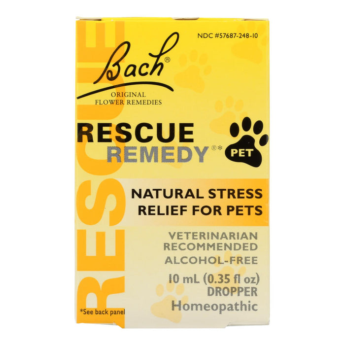 Bach Flower Remedies Rescue Remedy Stress Relief For Pets - 10 Ml.