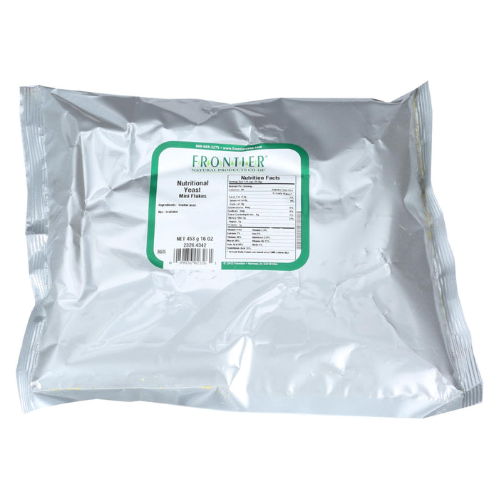 Frontier Herb Yeast - Nutritional - Mini Flakes - Bulk - 1 Lb.