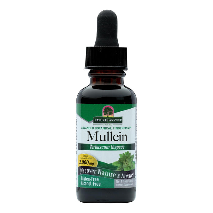 Nature's Answer - Mullein Leaf Alcohol Free - 1 Fl Oz.