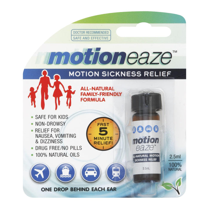 Motioneaze Motion Sickness Relief - Case Of 6 - 2.5 Ml