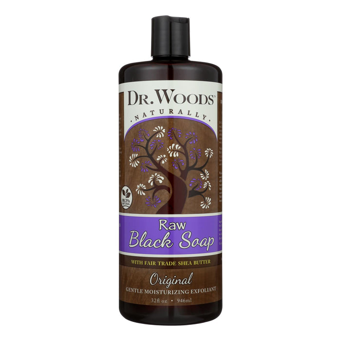 Dr. Woods Shea Vision Pure Black Soap With Organic Shea Butter - 32 Fl Oz.