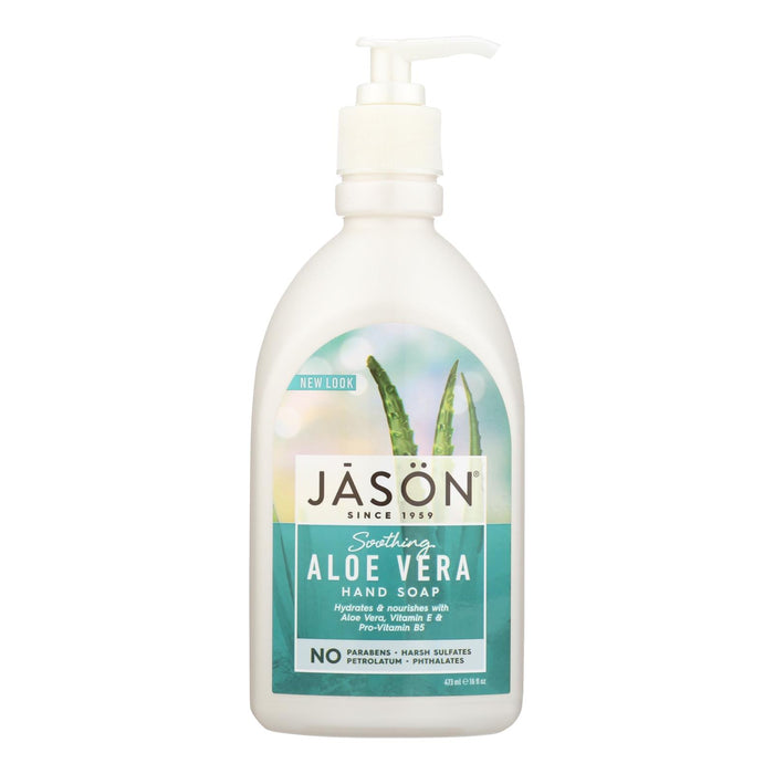 Jason Pure Natural Hand Soap Soothing Aloe Vera - 16 Fl Oz