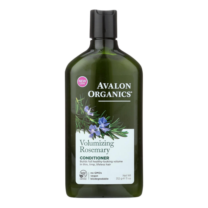 Avalon Organics Volumizing Conditioner With Wheat Protein And Babassu Oil Rosemary - 11 Fl Oz.