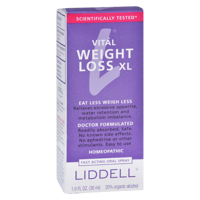 Liddell Homeopathic Weight Loss Xl -1 Fl Oz