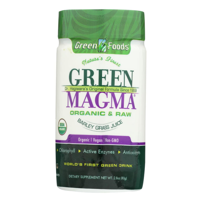Green Foods Dr Hagiwara Green Magma Barley Grass Juice Powder - 2.8 Oz.