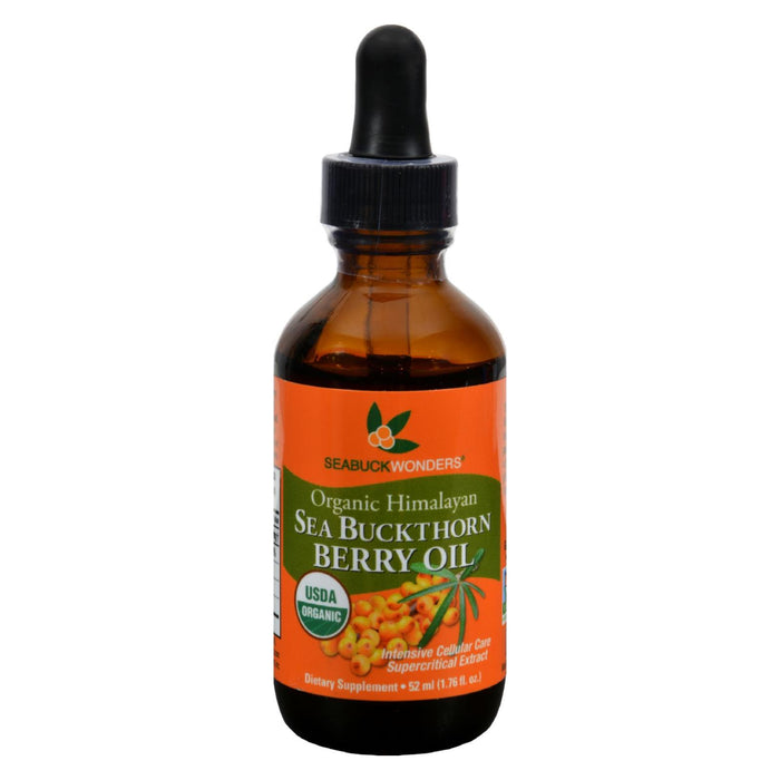 Seabuck Wonders Organic Himalayan Sea Buckthorn Berry Oil - 1.76 Fl Oz.
