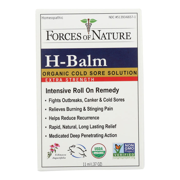 Forces Of Nature - Organic H-balm Daily Control - Extra Strength - 11 Ml