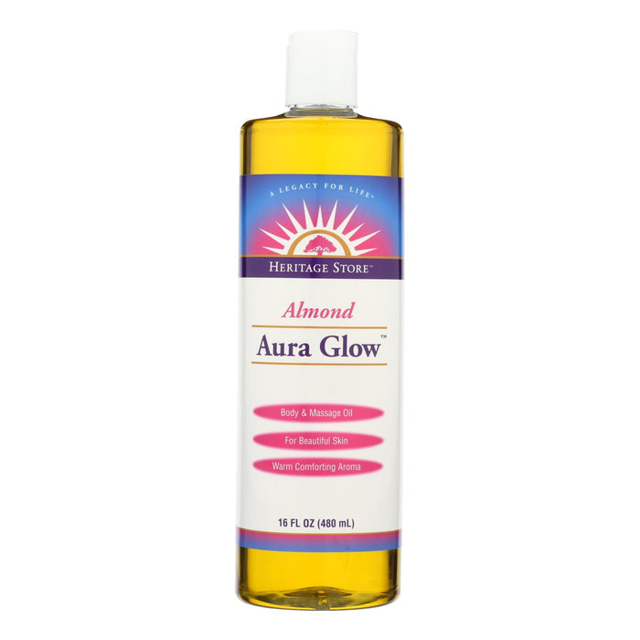 Heritage Products Aura Glow Skin Lotion Almond -16 Fl Oz