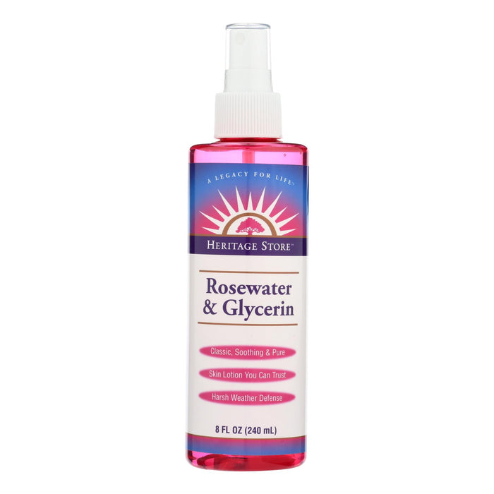 Heritage Products Rosewater And Glycerin - 8 Fl Oz.