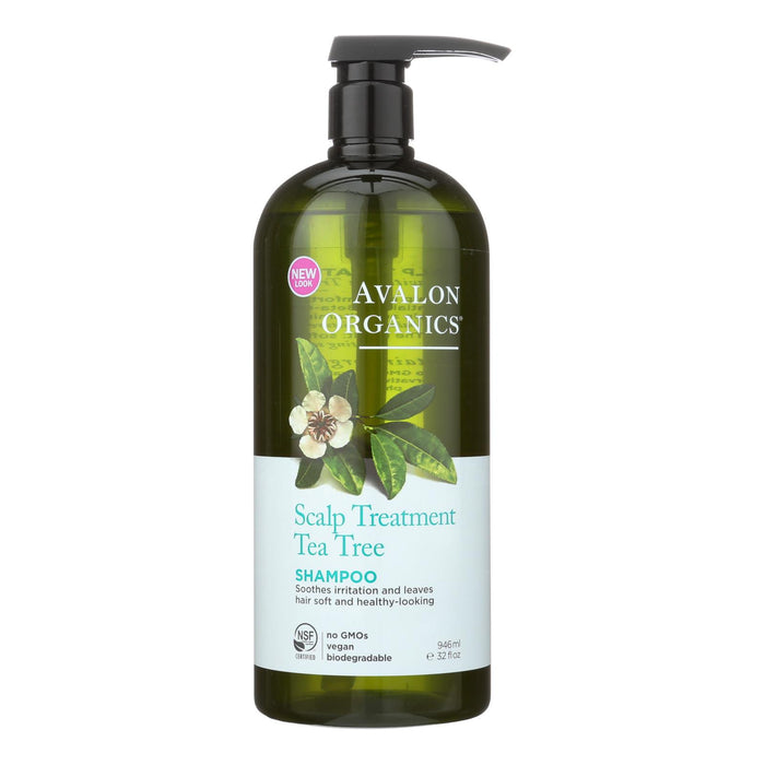 Avalon Shampoo - Organic Tea Tree - 32 Oz.