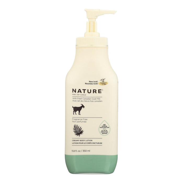 Nature By Canus Lotion - Goats Milk - Nature - Fragrance Free - 11.8 Oz