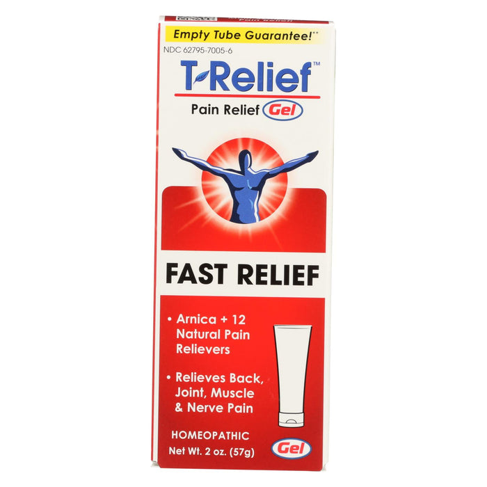 T-relief - Pain Relief Gel - Arnica Plus 12 Natural Ingredients - 1.76 Oz