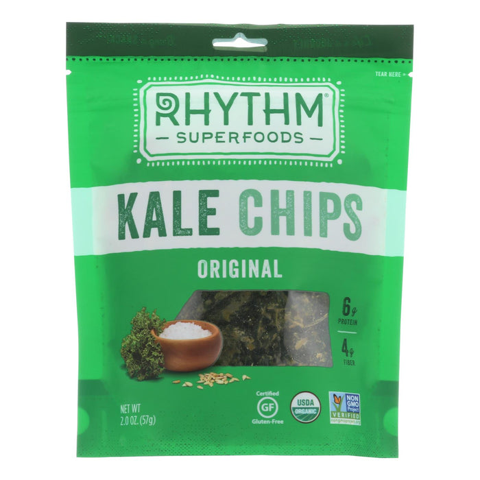 Rhythm Superfoods Kale Chips - Original - Case Of 12 - 2 Oz.