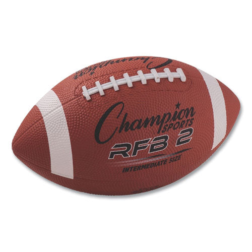 Rubber Sports Ball, For Football, Intermediate Size, Brown