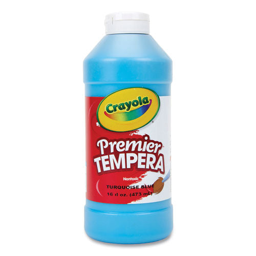 Premier Tempera Paint, Turquoise, 16 Oz Bottle