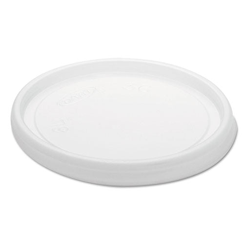 Non-vented Cup Lids, Fits 6 Oz Cups, 2, 3.5, 4 Oz Food Containers, Translucent, 1,000/carton