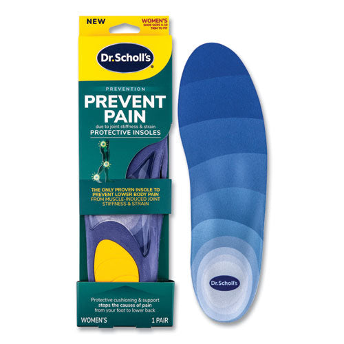 Prevent Pain Protective Insoles For Women, Women's Size 6 To 10, Purple