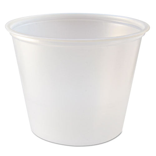 Portion Cups, 5.5 Oz, Translucent, 125/sleeve, 20 Sleeve/carton