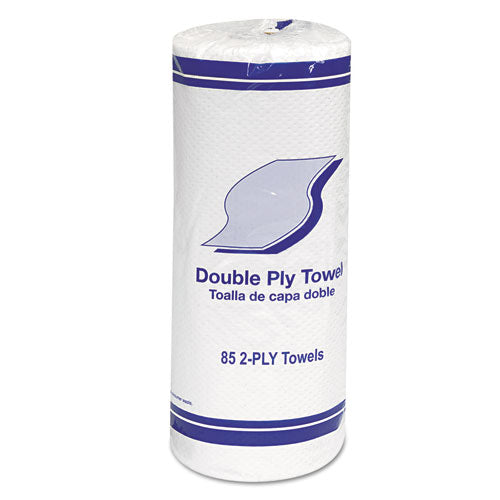 Kitchen Roll Towels, 2-ply, 11 X 7.8, White, 85/roll, 30 Rolls/carton