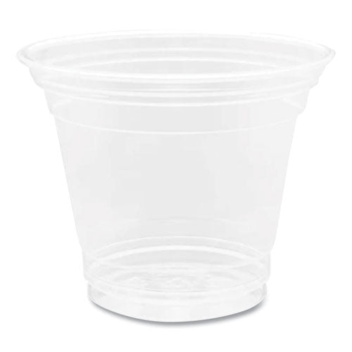 Pet Plastic Cups, 9 Oz, Clear, 1,000/carton