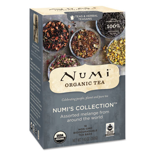 Organic Tea, Numi's Collection: Assorted, 18/box.