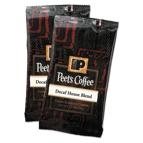 Coffee Portion Packs, House Blend, Decaf, 2.5 Oz Frack Pack, 18/box