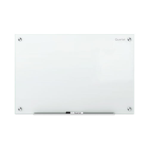 Infinity Glass Marker Board, 36 X 24, White Surface