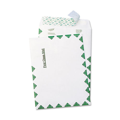 Lightweight 14 Lb Tyvek Catalog Mailers, First Class,#6 1/2, Square Flap, Redi-strip Adhesive Closure, 6 X 9, White, 100/box