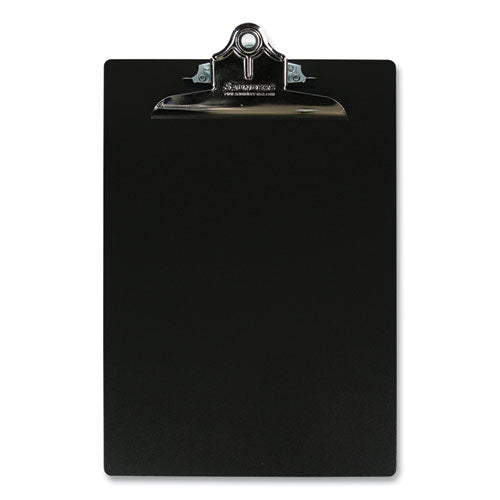Aluminum Clipboard, 1" Clip Capacity, Holds 8.5 X 11 Sheets, Black.