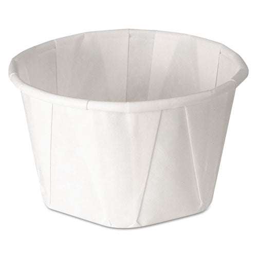 Paper Portion Cups, 3.25 Oz, White, 250/bag, 20 Bags/carton