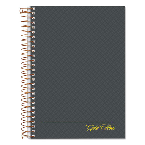 Gold Fibre Personal Notebooks, 1-subject, Medium/college Rule,Designer Gray Cover, (100) 7 X 5 Sheets