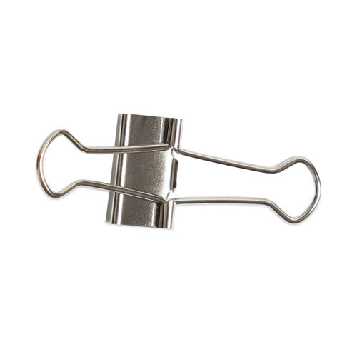 Binder Clips, Small, Silver, 72/pack