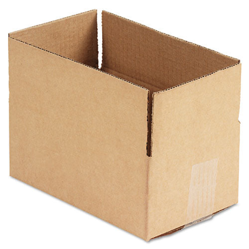 Fixed-depth Corrugated Shipping Boxes, Regular Slotted Container (rsc), 6" X 10" X 4", Brown Kraft, 25/b.undle