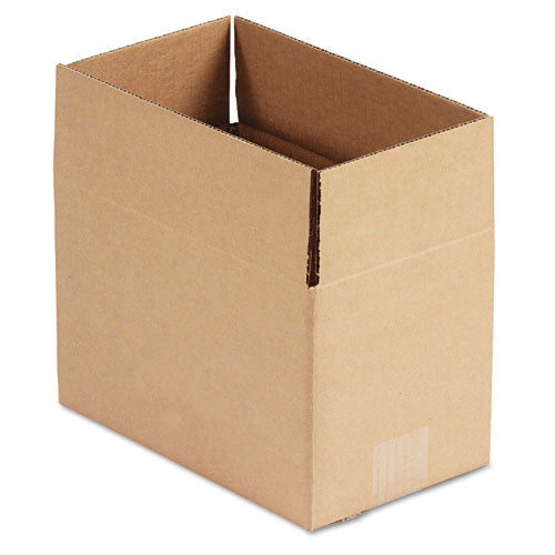 Fixed-depth Corrugated Shipping Boxes,Regular Slotted Container (rsc), 6" X 10" X 6", Brown Kraft, 25/bundle