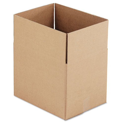 Fixed-depth Corrugated Shipping Boxes, Regular Slotted Container (rsc), 12" X 16" X 12", Brown Kraft, 25/bundle