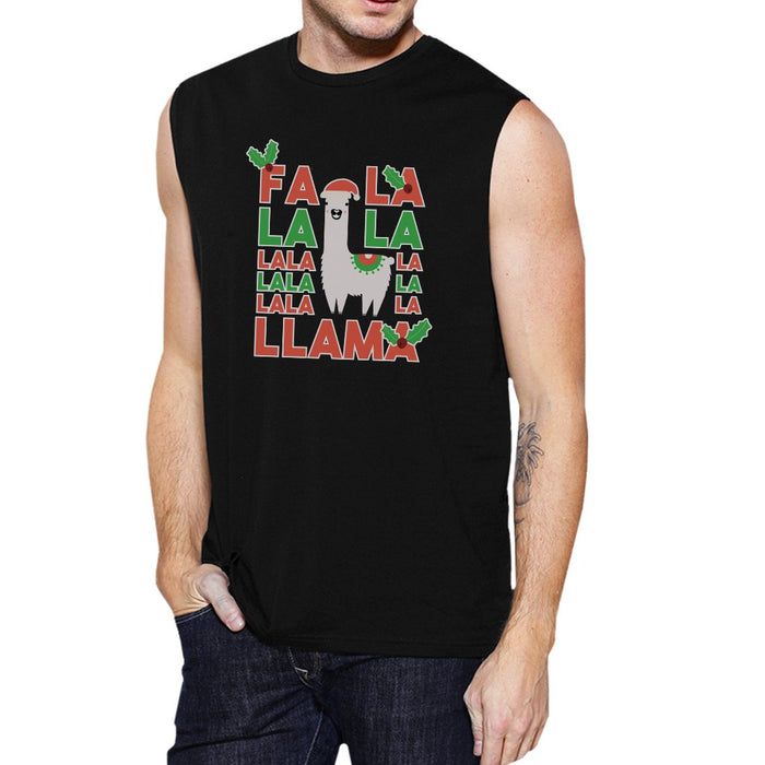 Falala Llama Mens Muscle Shirt
