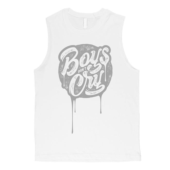 Boys Don't Cry Mens Unique Graphic Muscle Shirt
