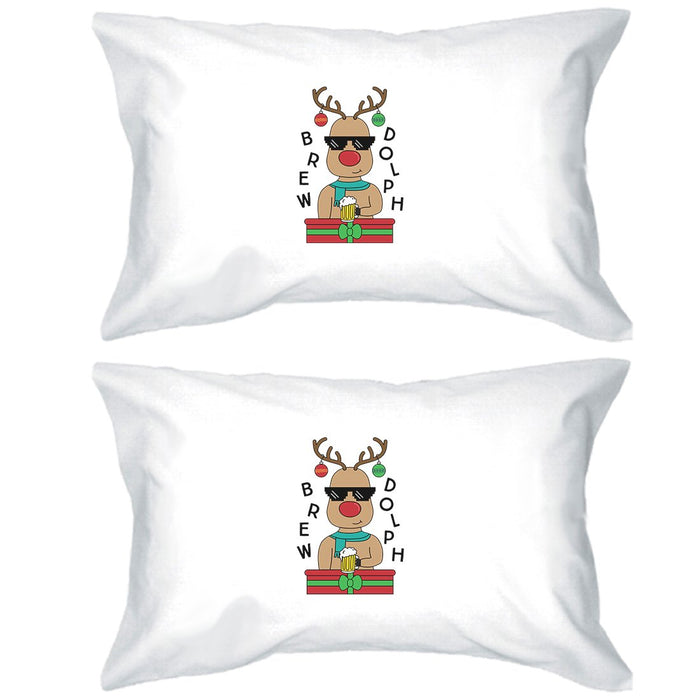 Brewdolph Pillowcases Standard Size Pillow Covers