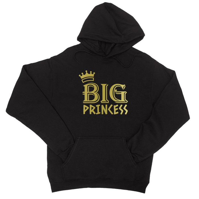 Big Little Princesss-GOLD Unisex Pullover Hoodie Cool Collective