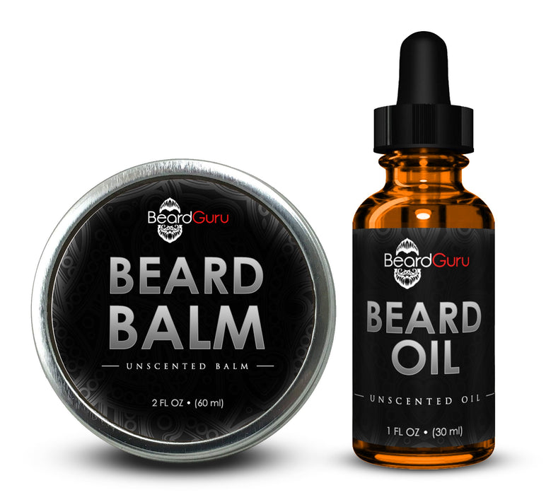 BeardGuru Premium Beard Balm: Unscented.